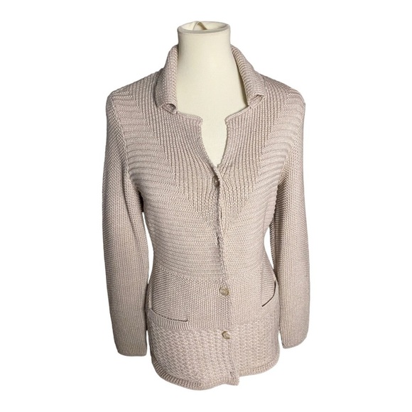 Elie Tahari for Saks Fifth Avenue Merino Wool Cardigan - Picture 1 of 7